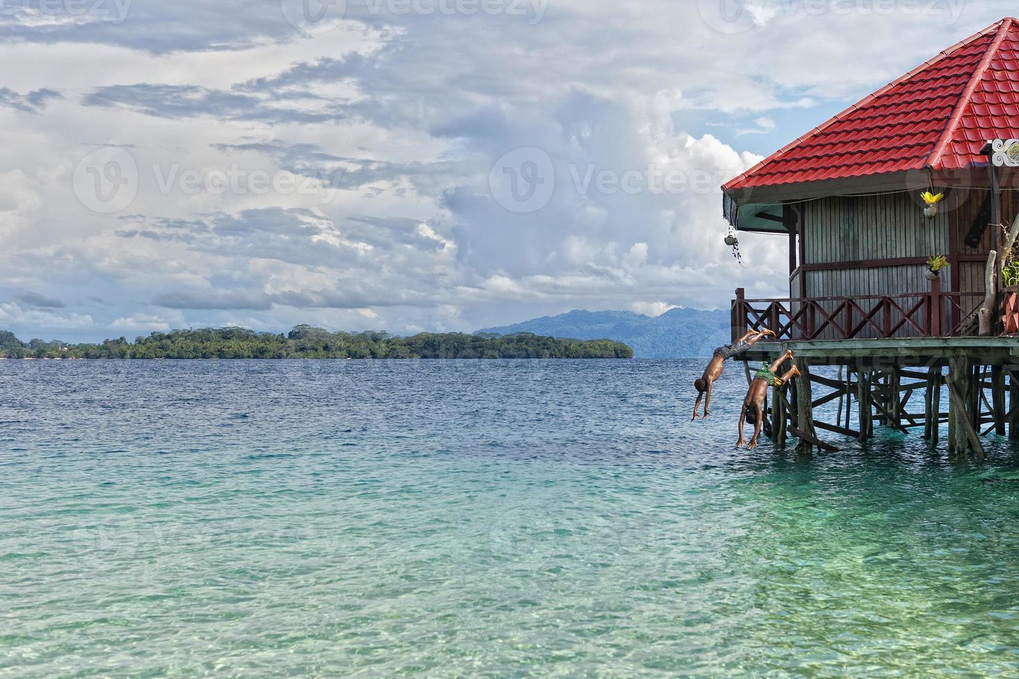 Resort in a Tropical Paradise turquoise water photo