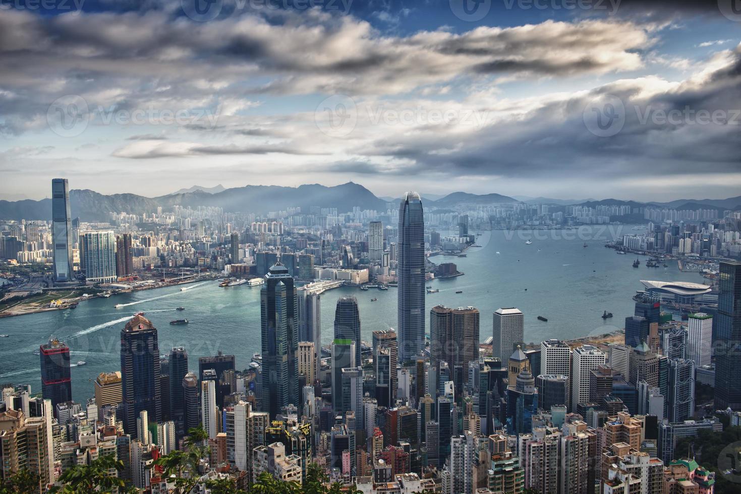 Hong Kong Panorama View from The Peak photo