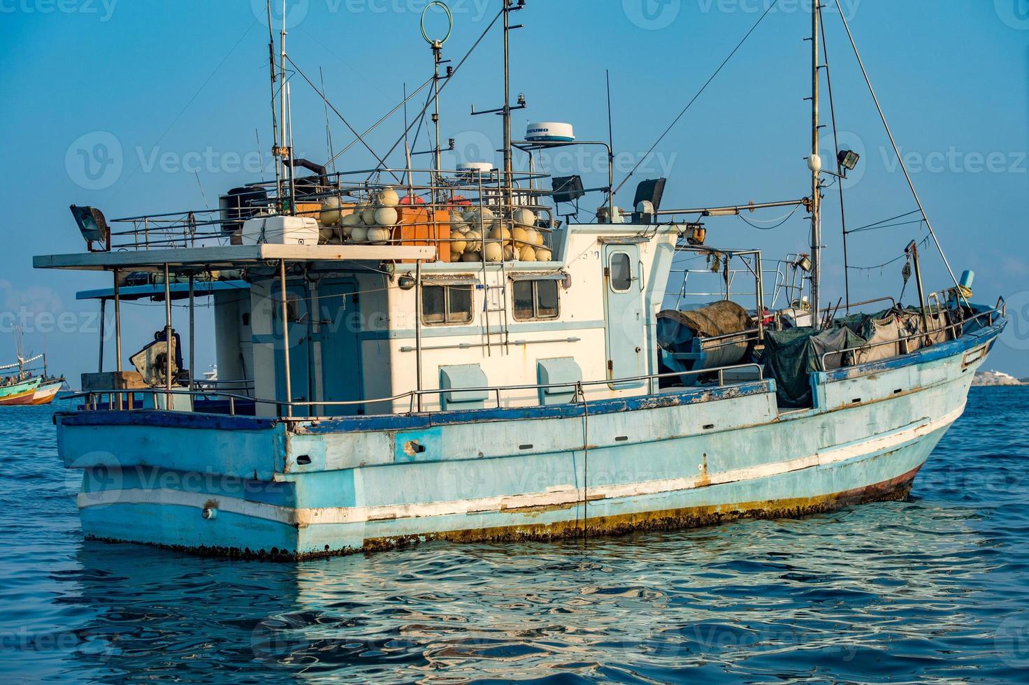 barco pesquero maldivo en macho foto