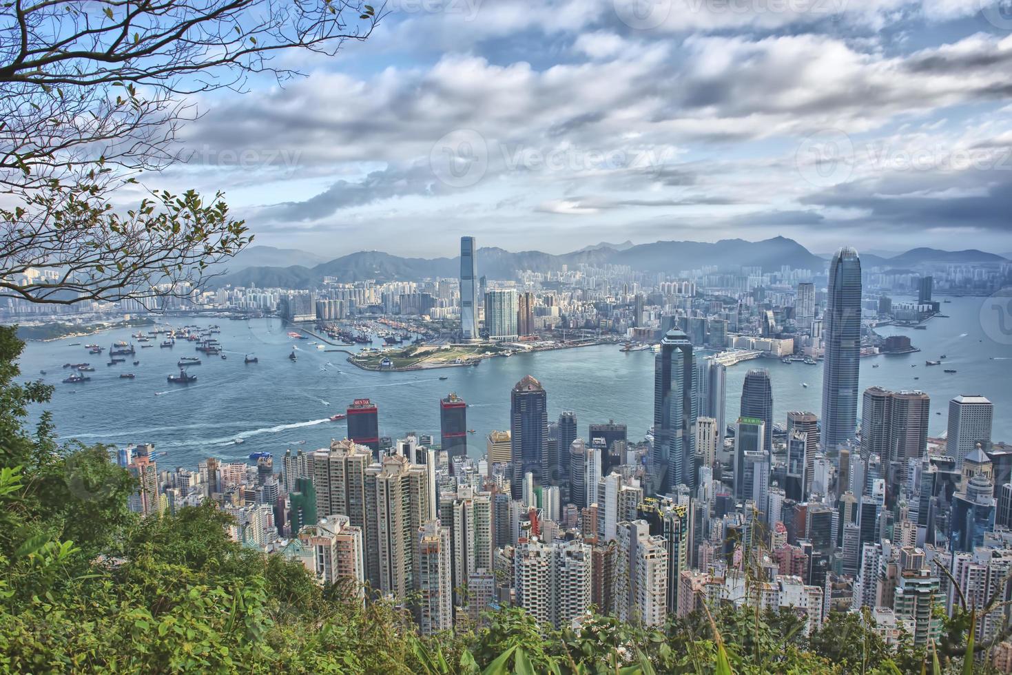 Hong Kong Panorama View from The Peak photo