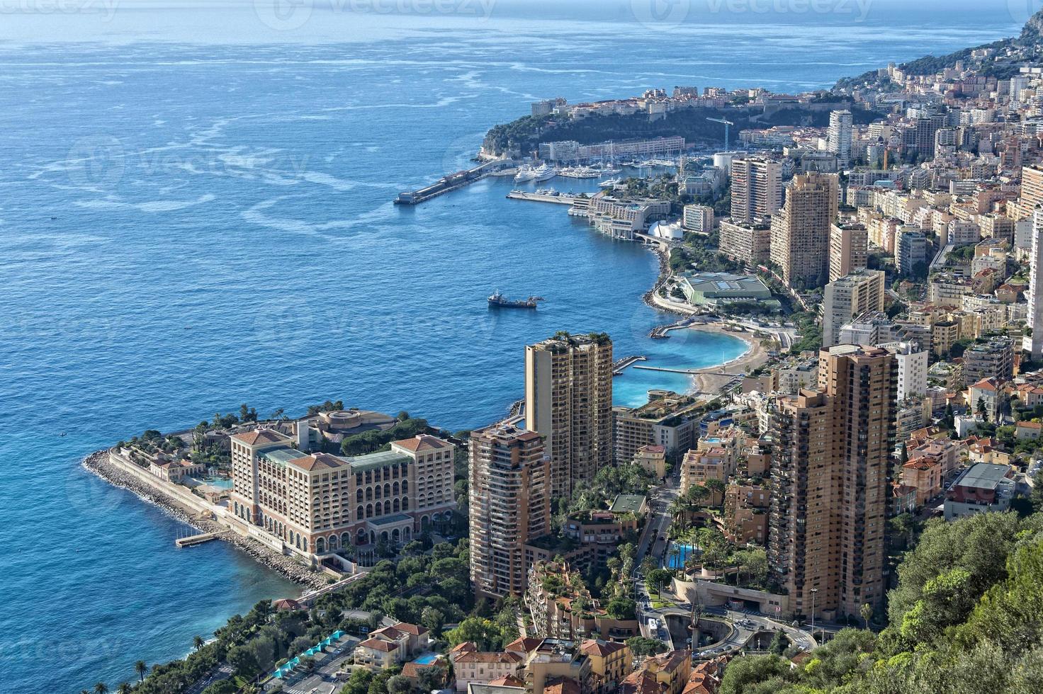 montecarlo monaco panorama landscape city view photo