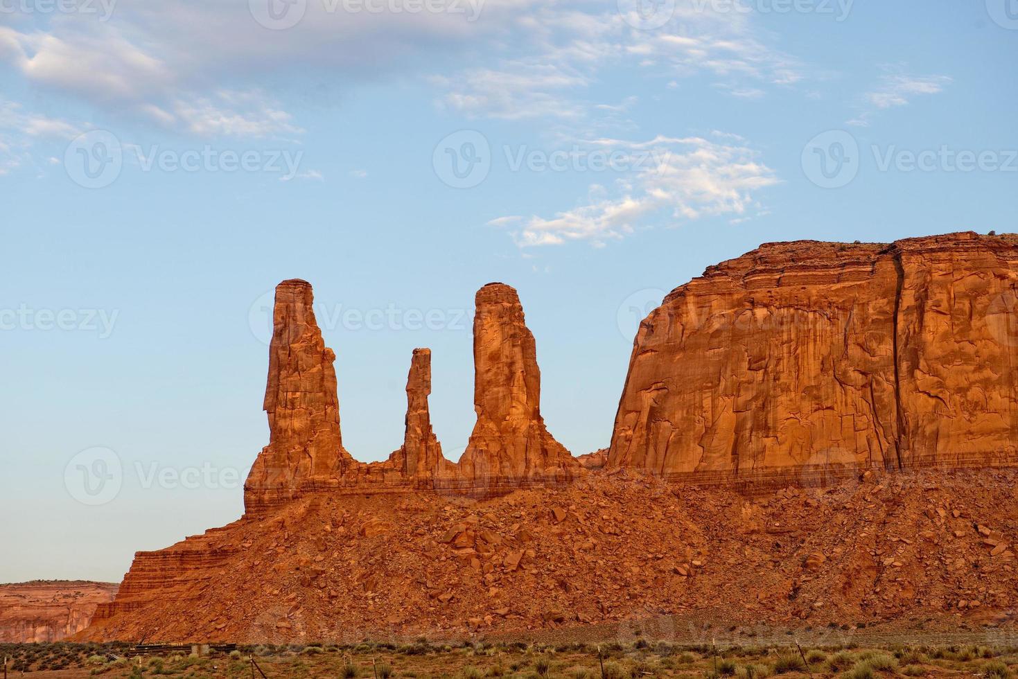 hermana árbol en Monument Valley foto