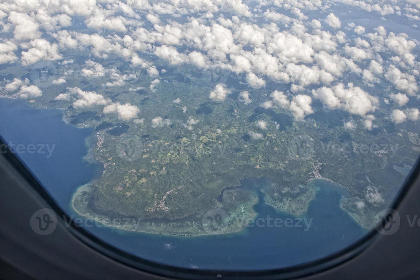 Indonesia Sulawesi Manado Area Aerial view photo