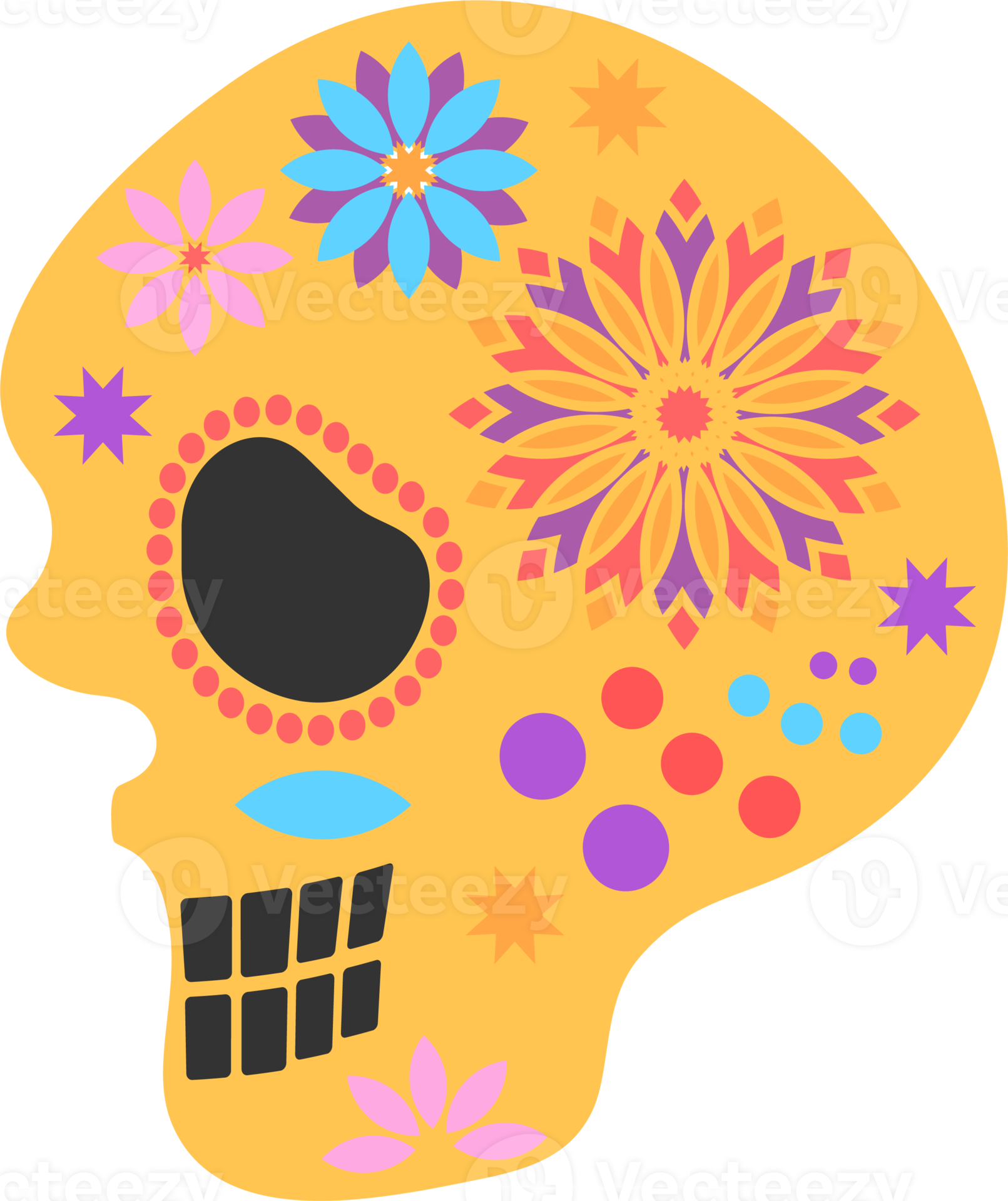 Day of the dead icon, 12221928 PNG