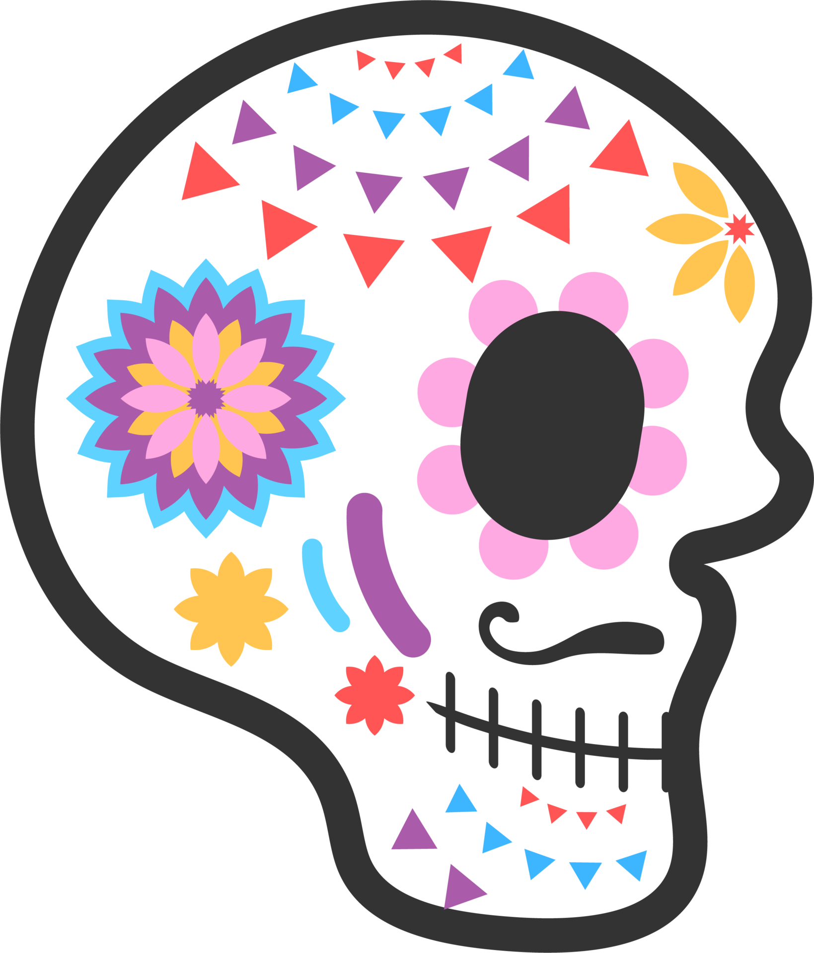 Day of the dead icon, 12221935 PNG