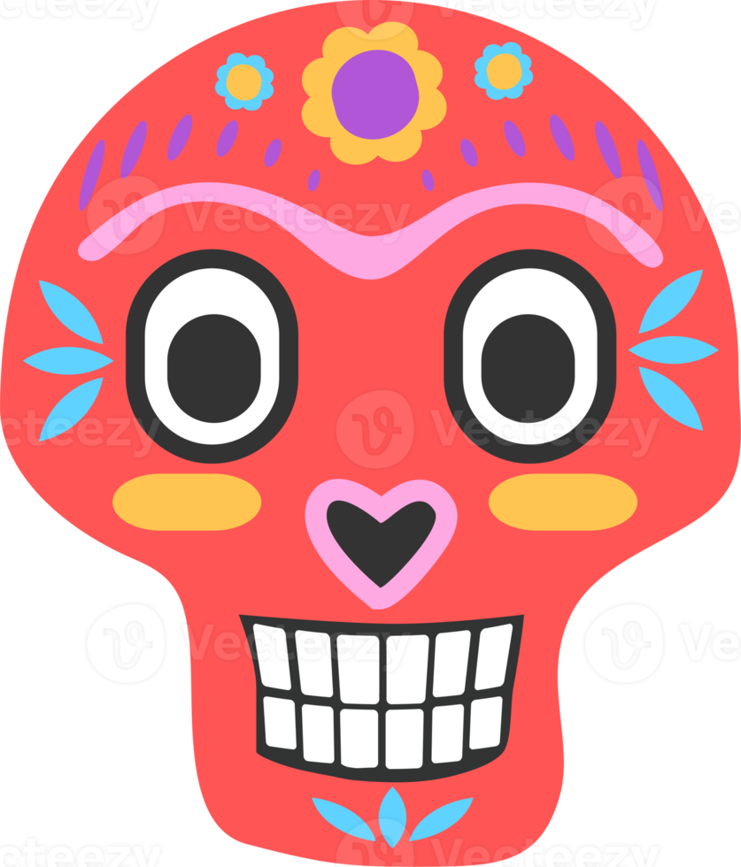 Day of the dead icon, png