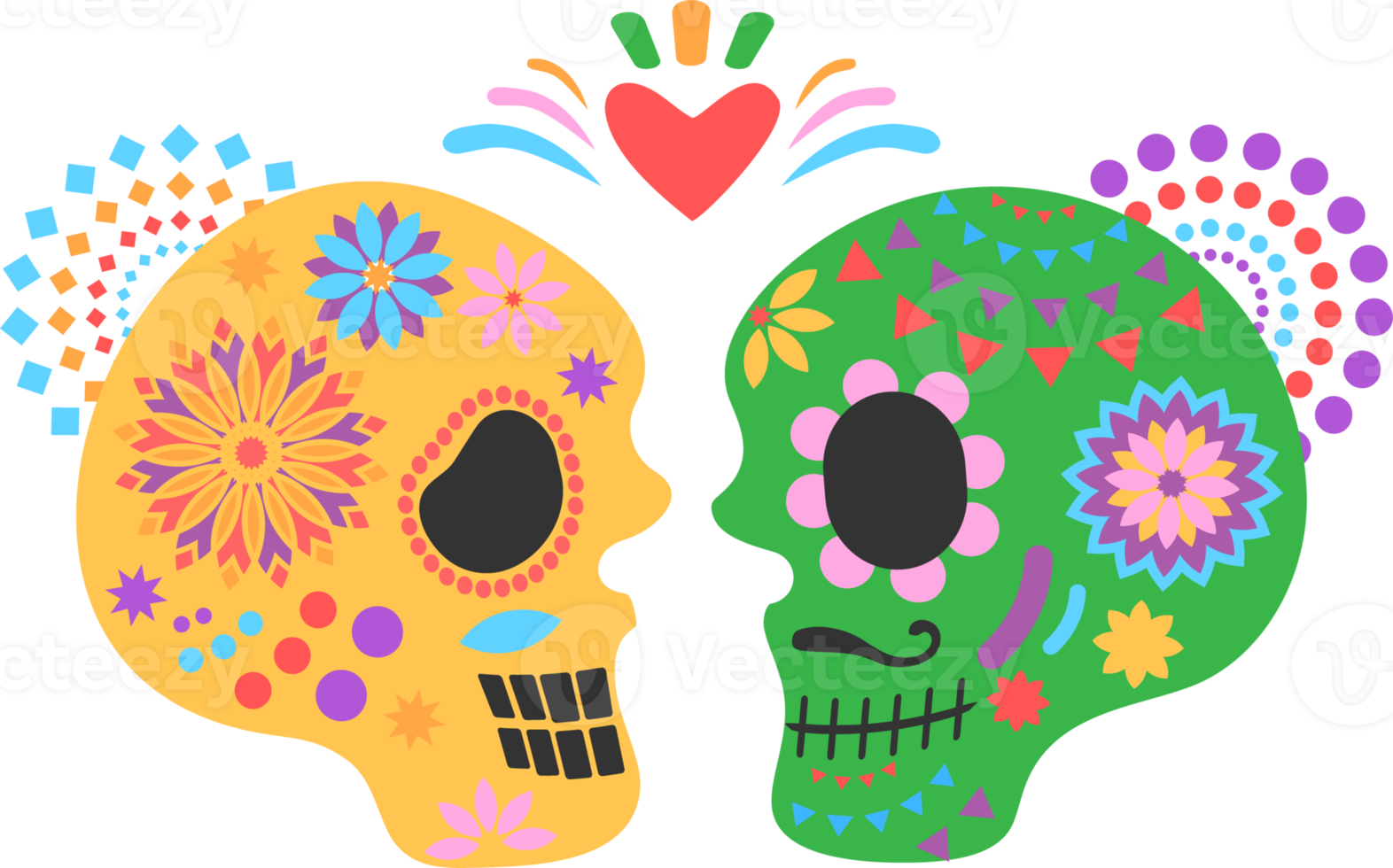 Day of the dead icon, png