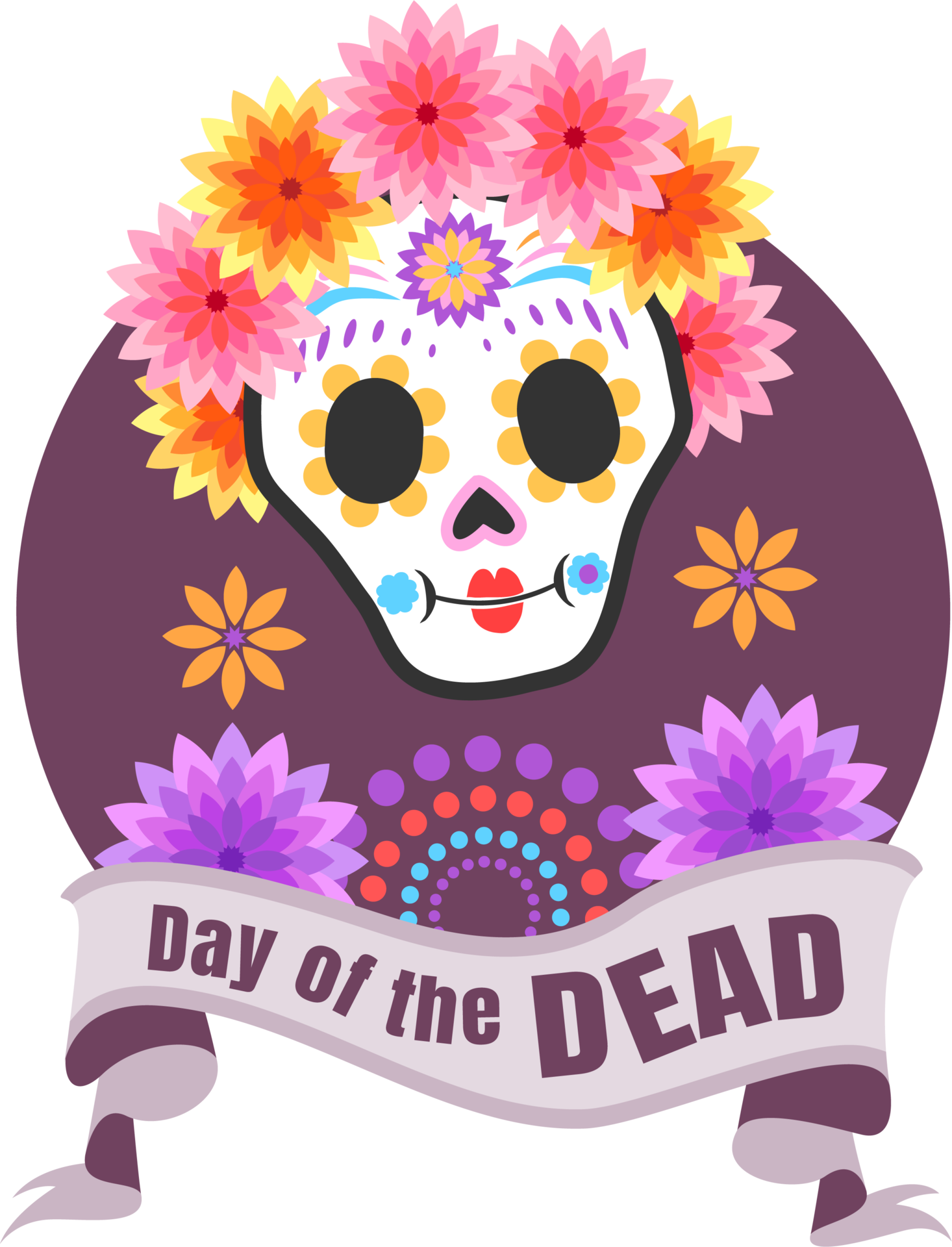 Day of the dead icon, 12221944 PNG