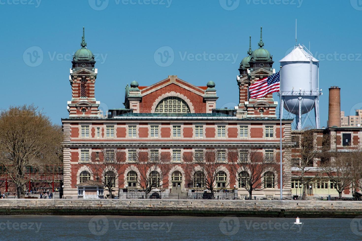 Ellis island building new york photo