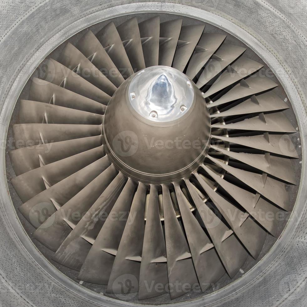 Jet engine detail photo