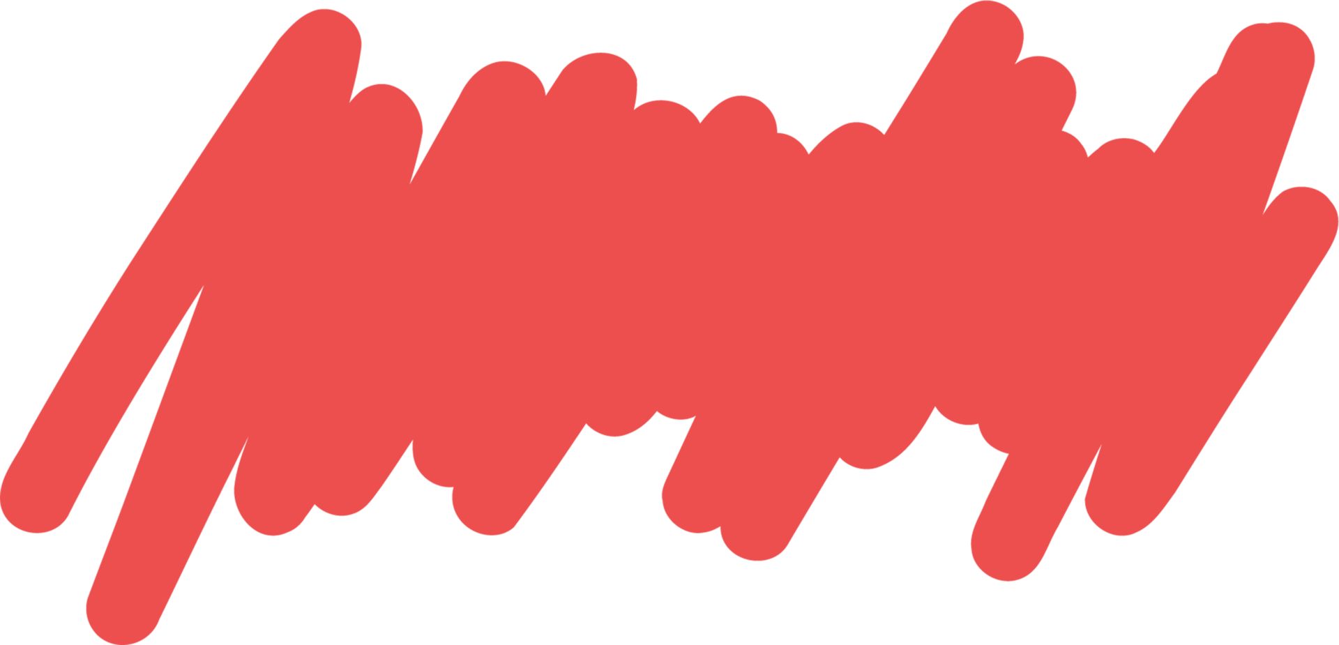 Abstract Brushstroke Shape png