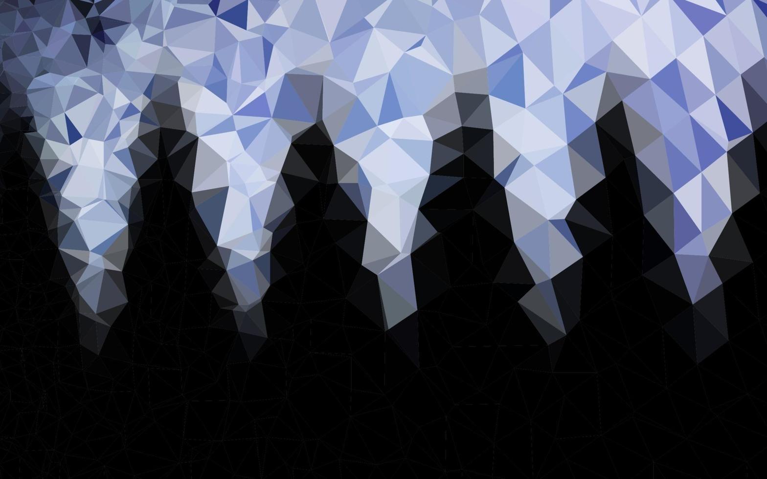 Dark BLUE vector blurry triangle texture.