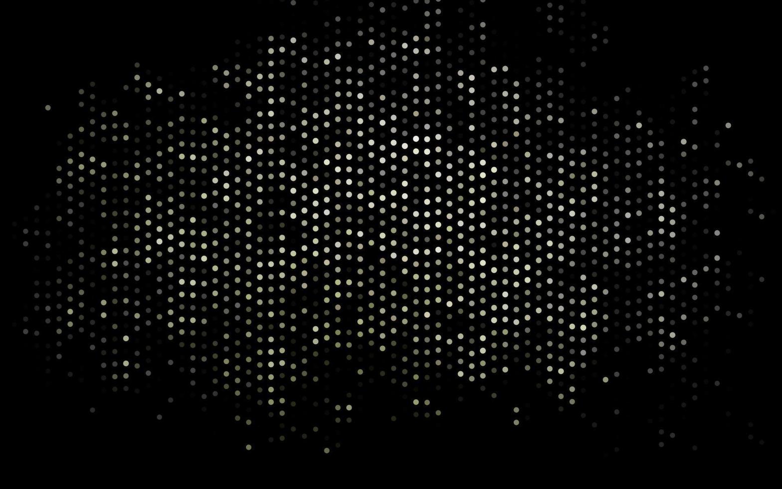 Dark Black vector cover with spots.