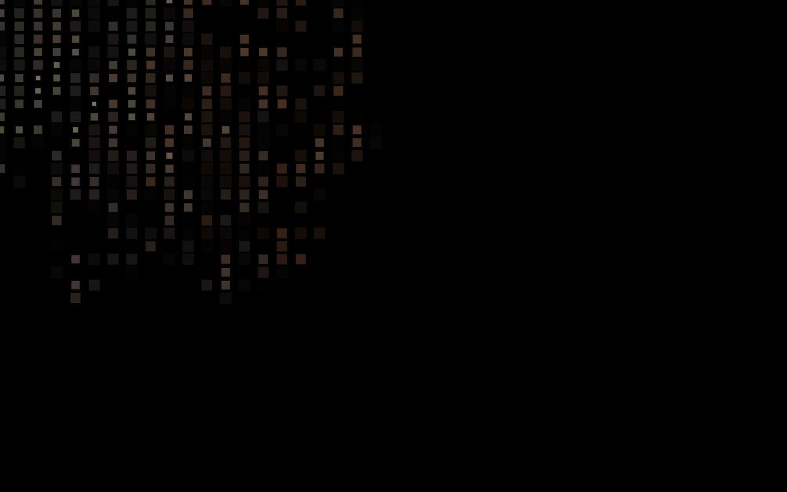 Dark Black vector template with crystals, rectangles.