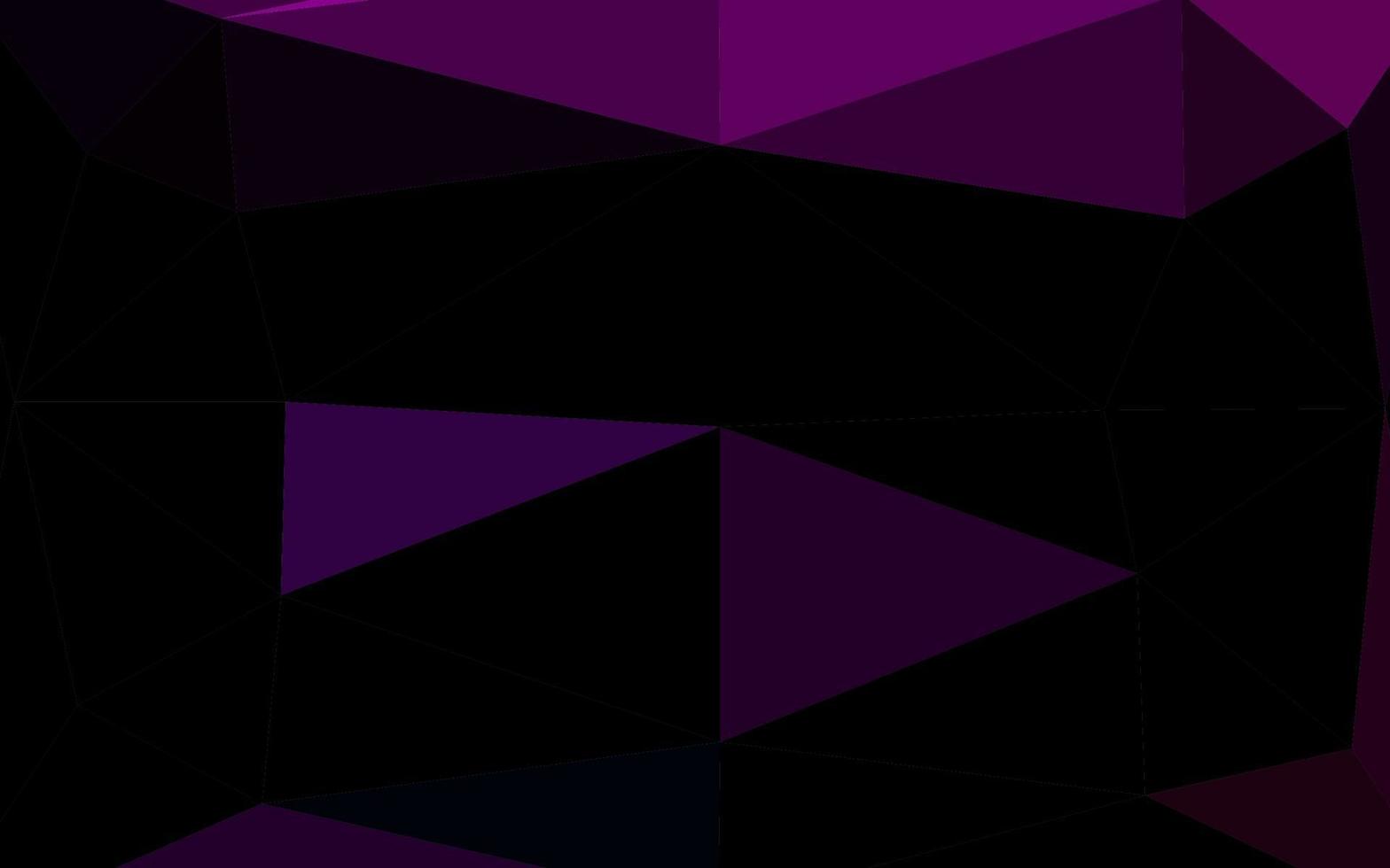 Dark Purple vector blurry triangle template.