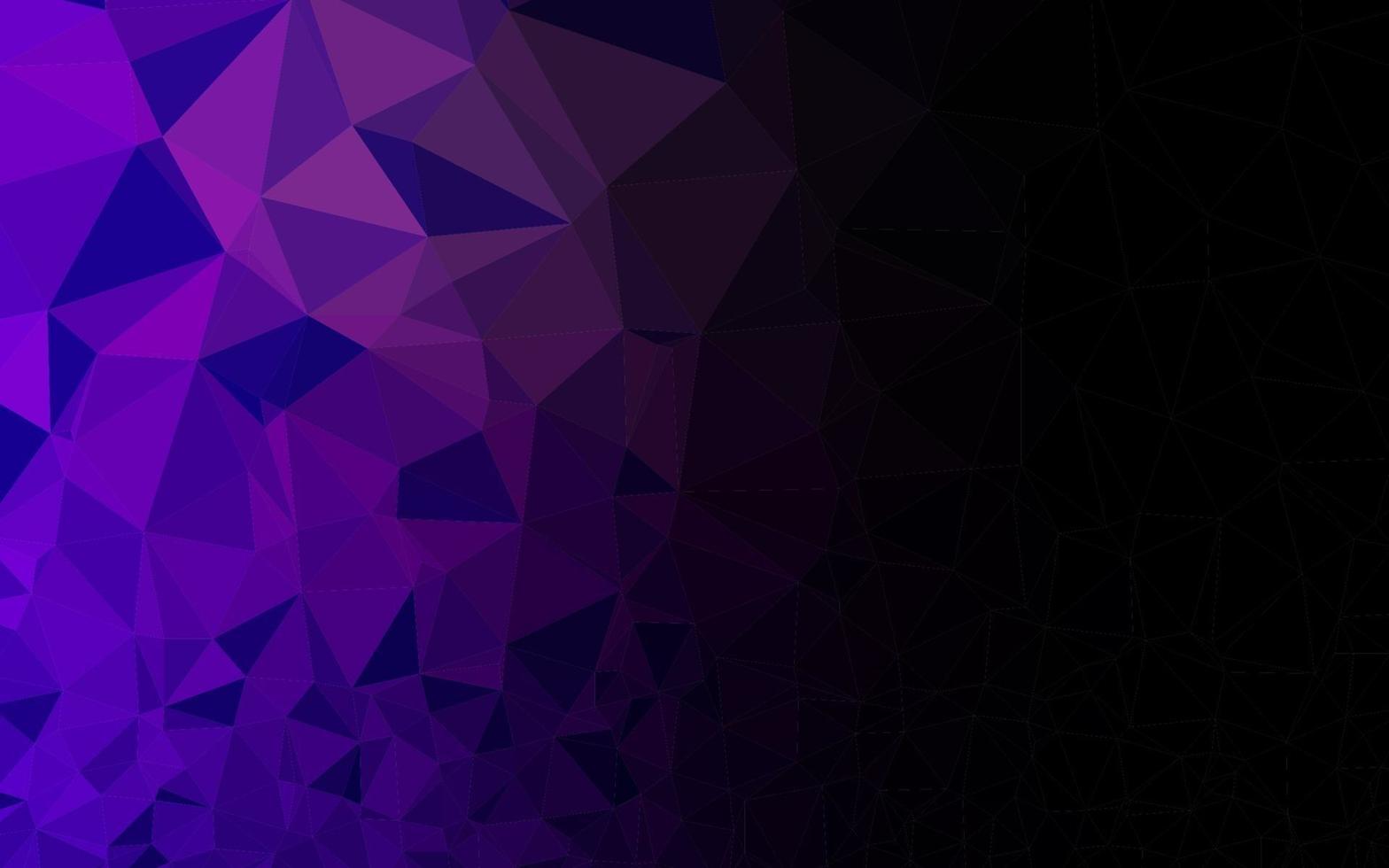 Light Purple vector polygonal pattern.