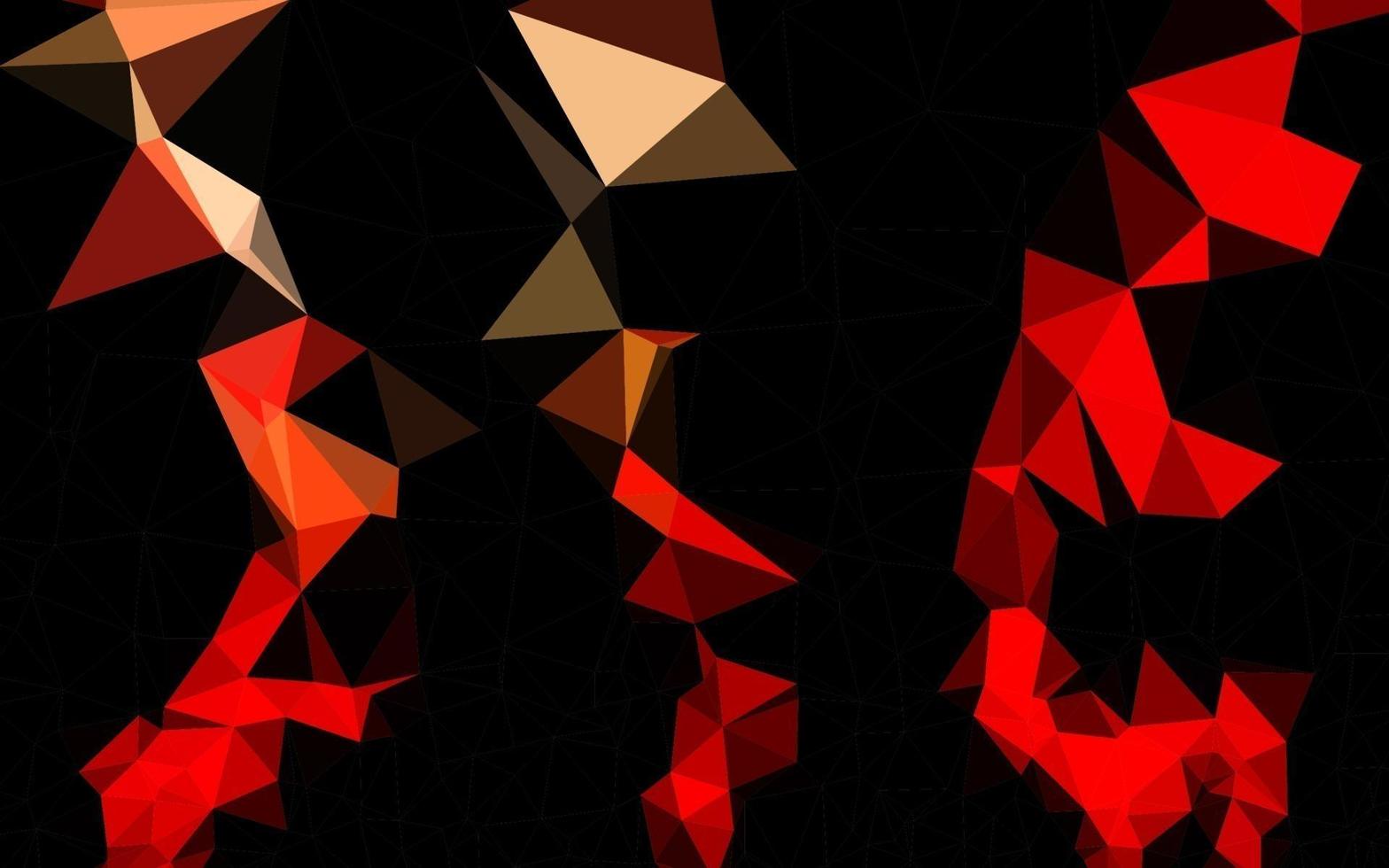 Light Red vector polygonal pattern.