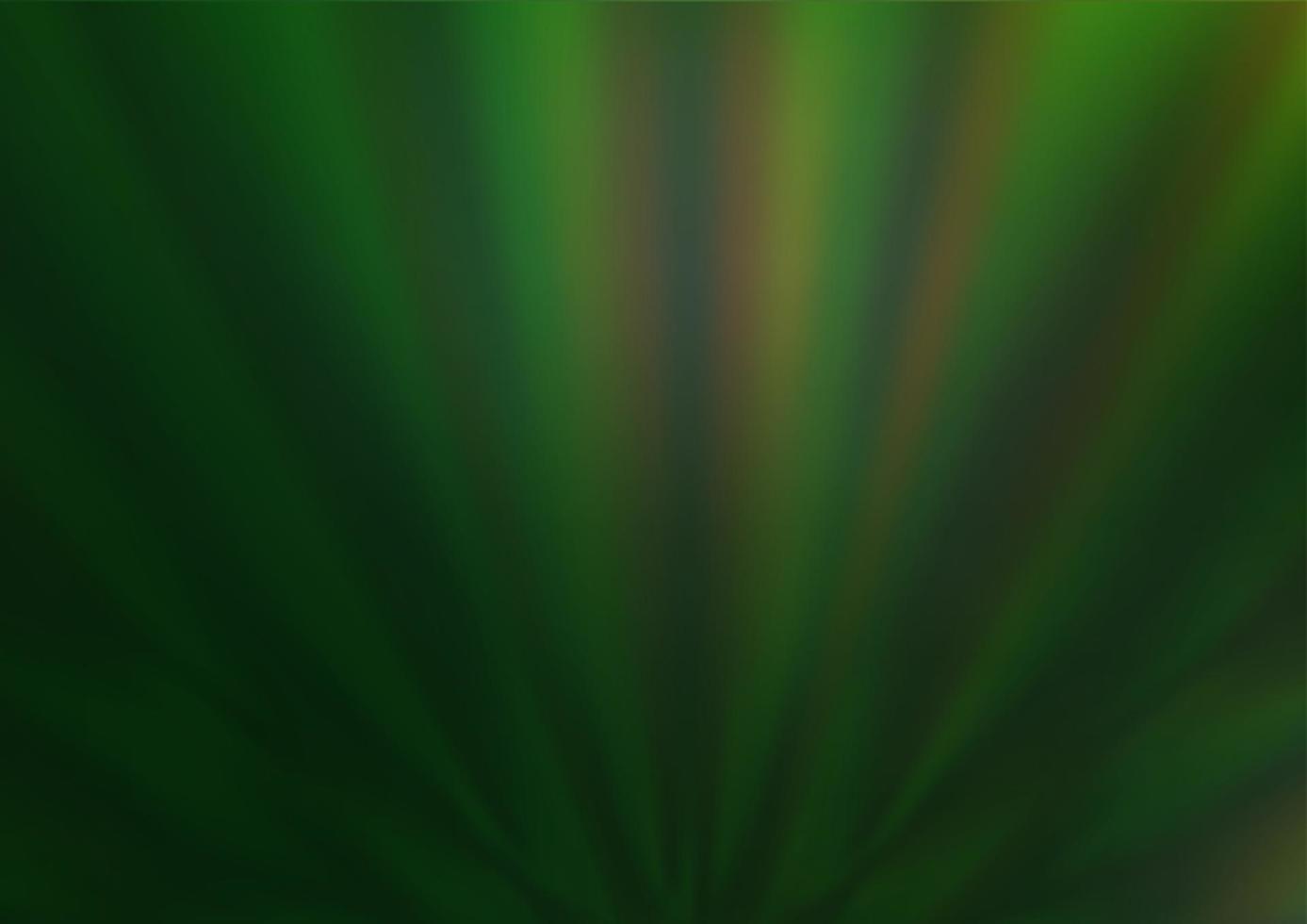 Dark Green vector blurred bright template.
