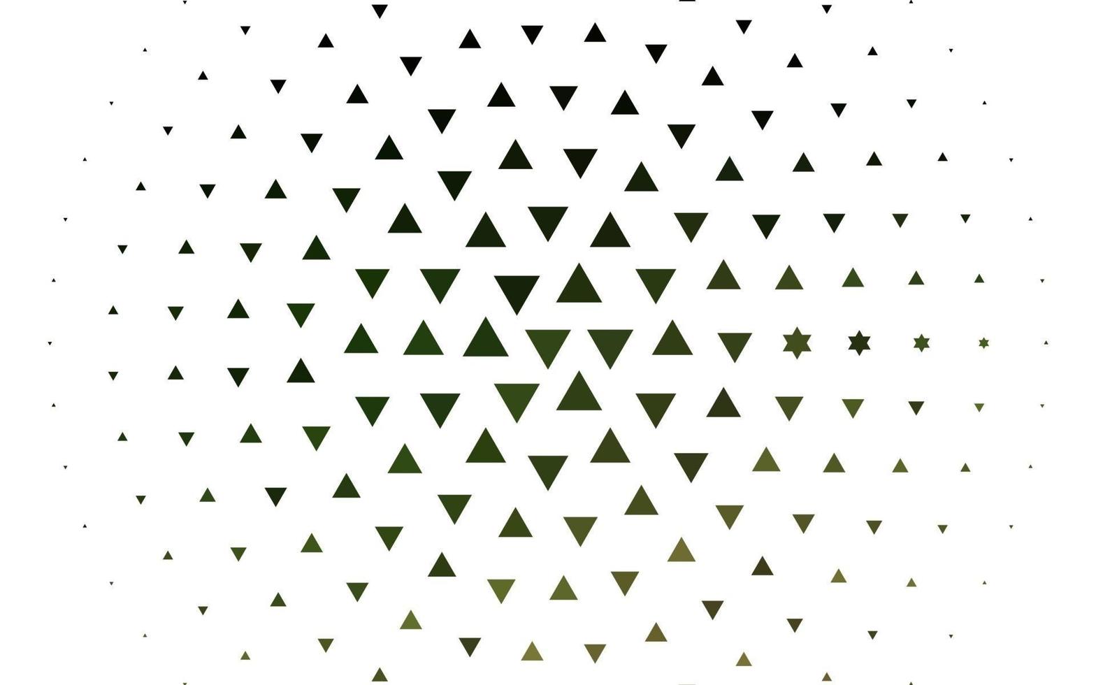 Light Green vector texture in triangular style.