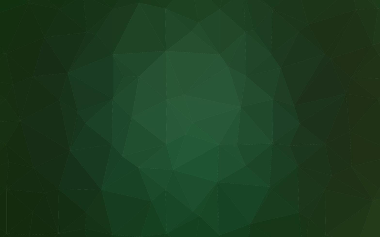 Dark Green vector abstract mosaic pattern.