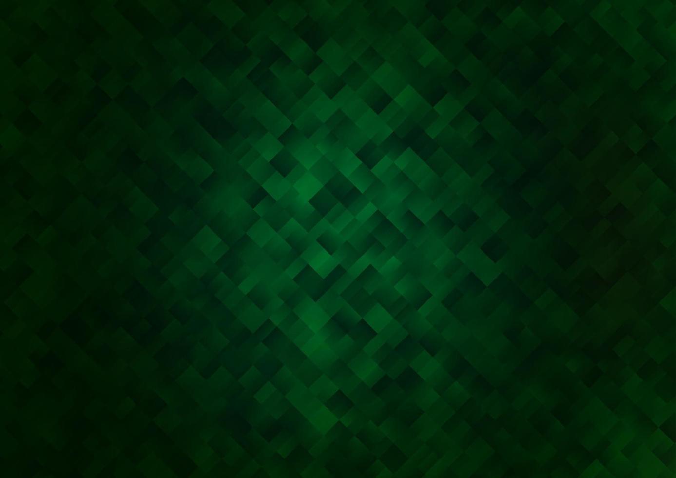 Dark Green vector texture in rectangular style.