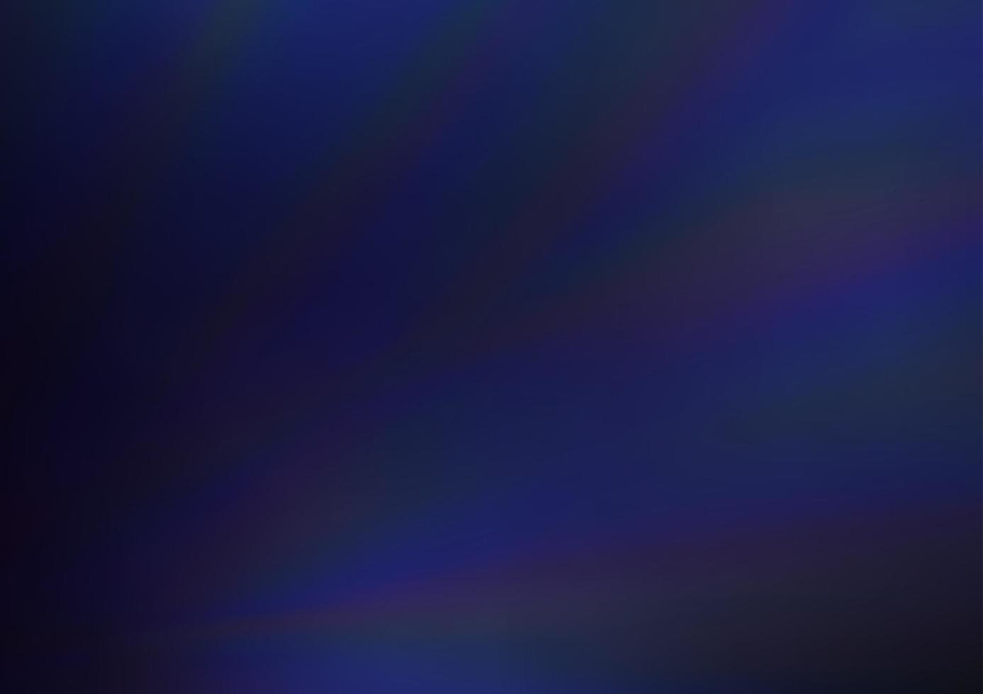 Plantilla abstracta de brillo borroso de vector azul oscuro.