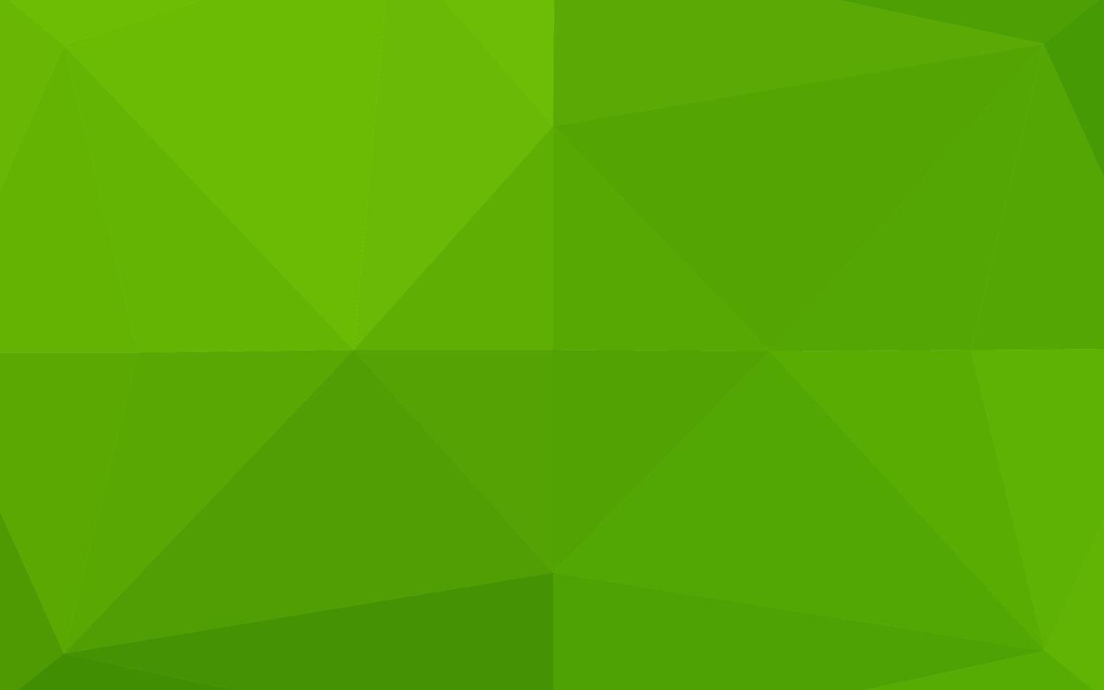 Light Green vector hexagon mosaic cover.