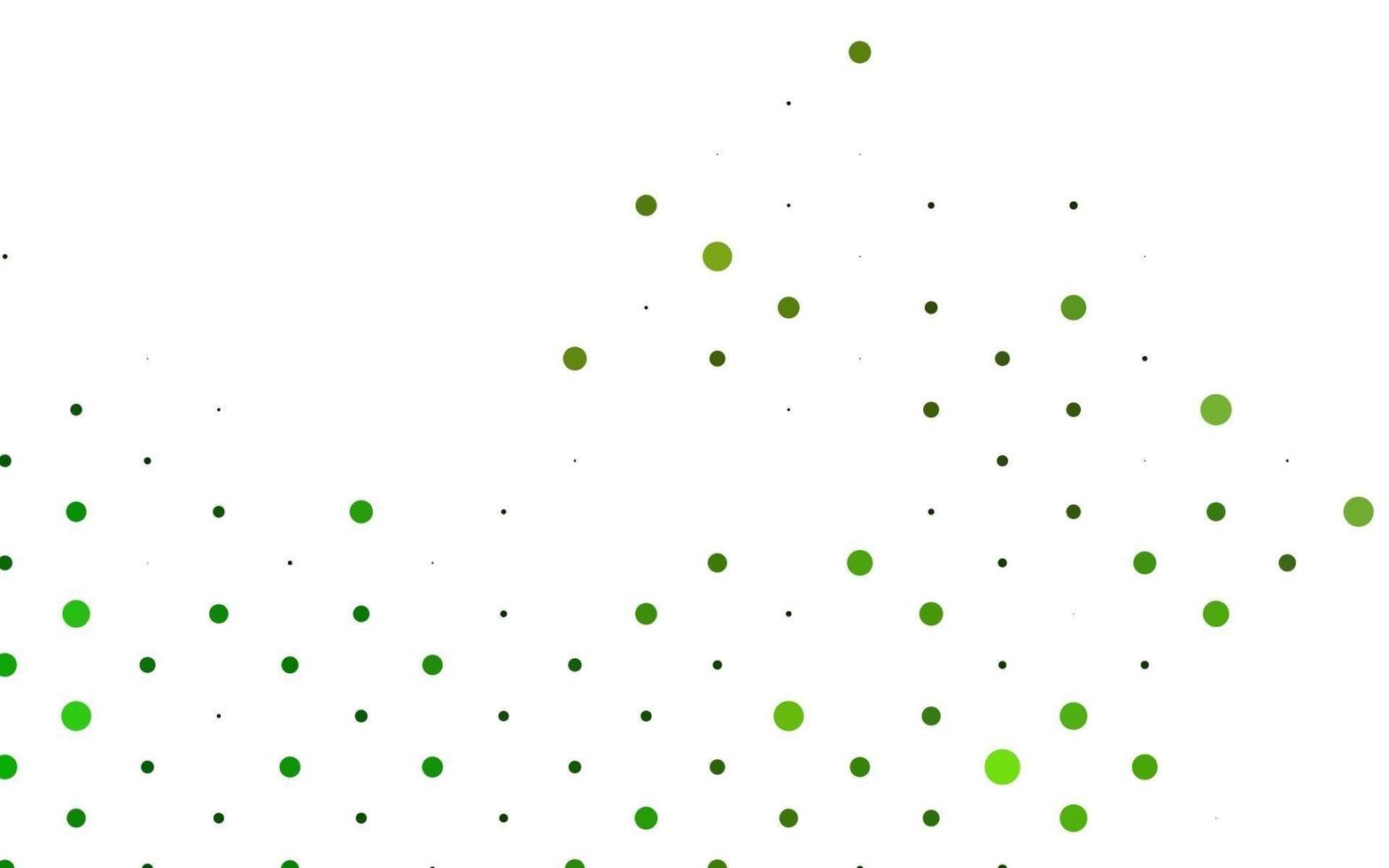 Light Green vector pattern with spheres.