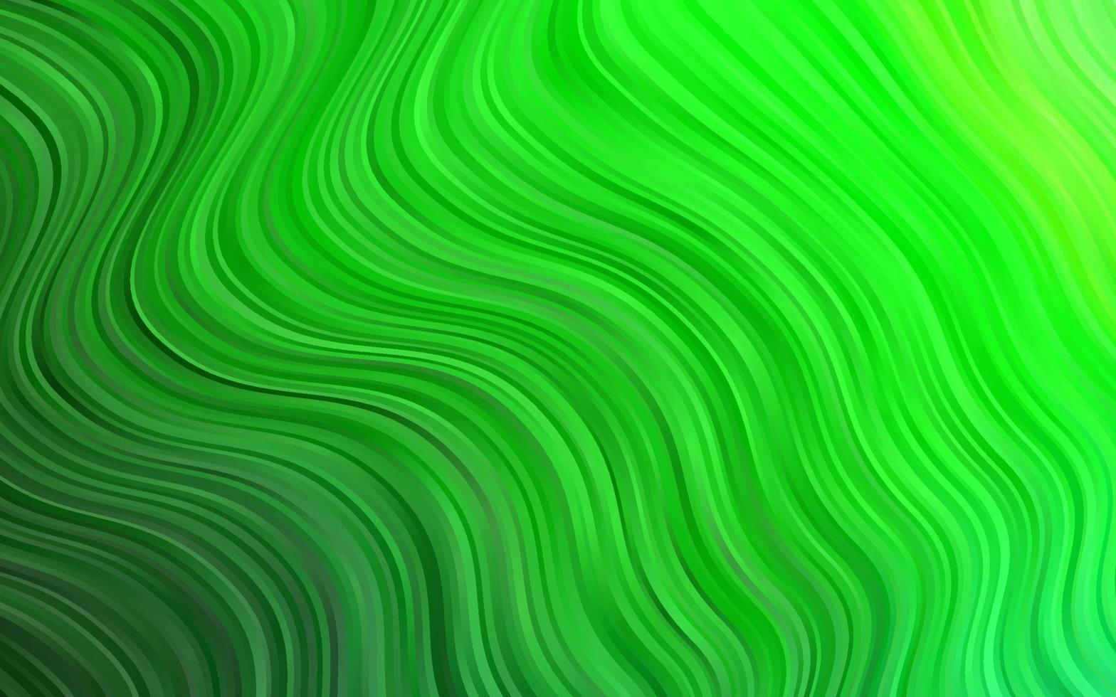 Light Green vector pattern with bent ribbons.