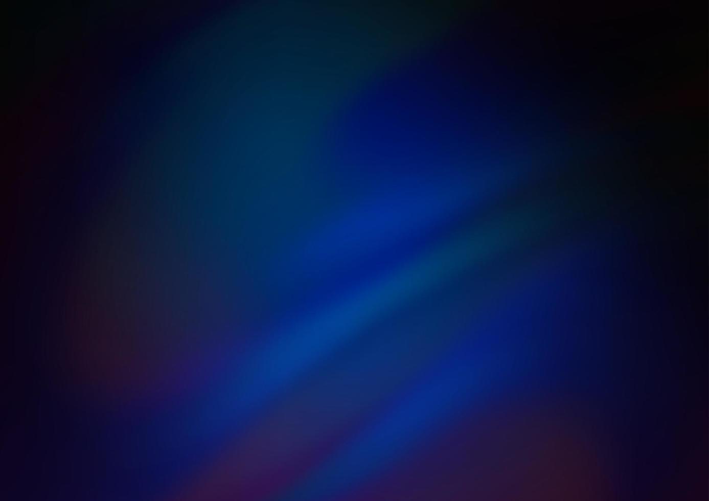 Dark BLUE vector blurred and colored background.