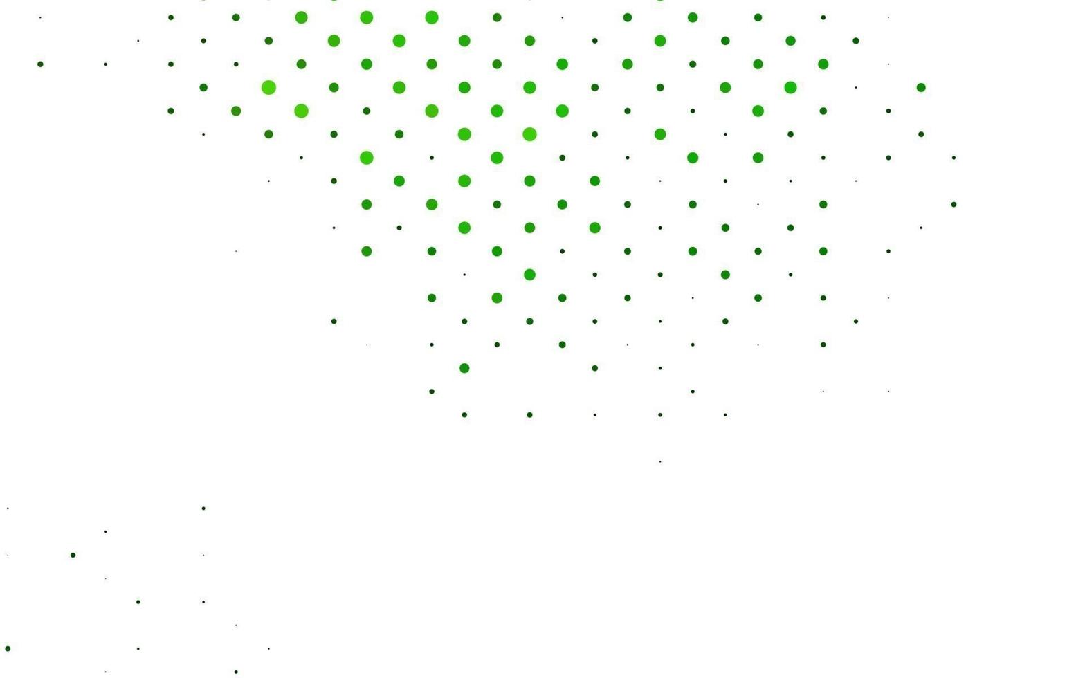 Light Green vector backdrop with dots.