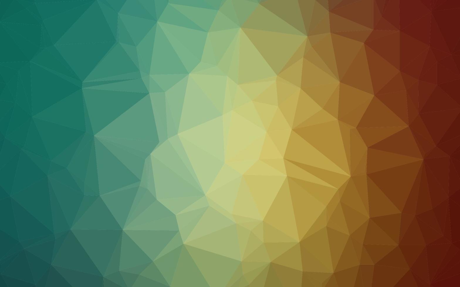 Light Green, Red vector polygon abstract backdrop.