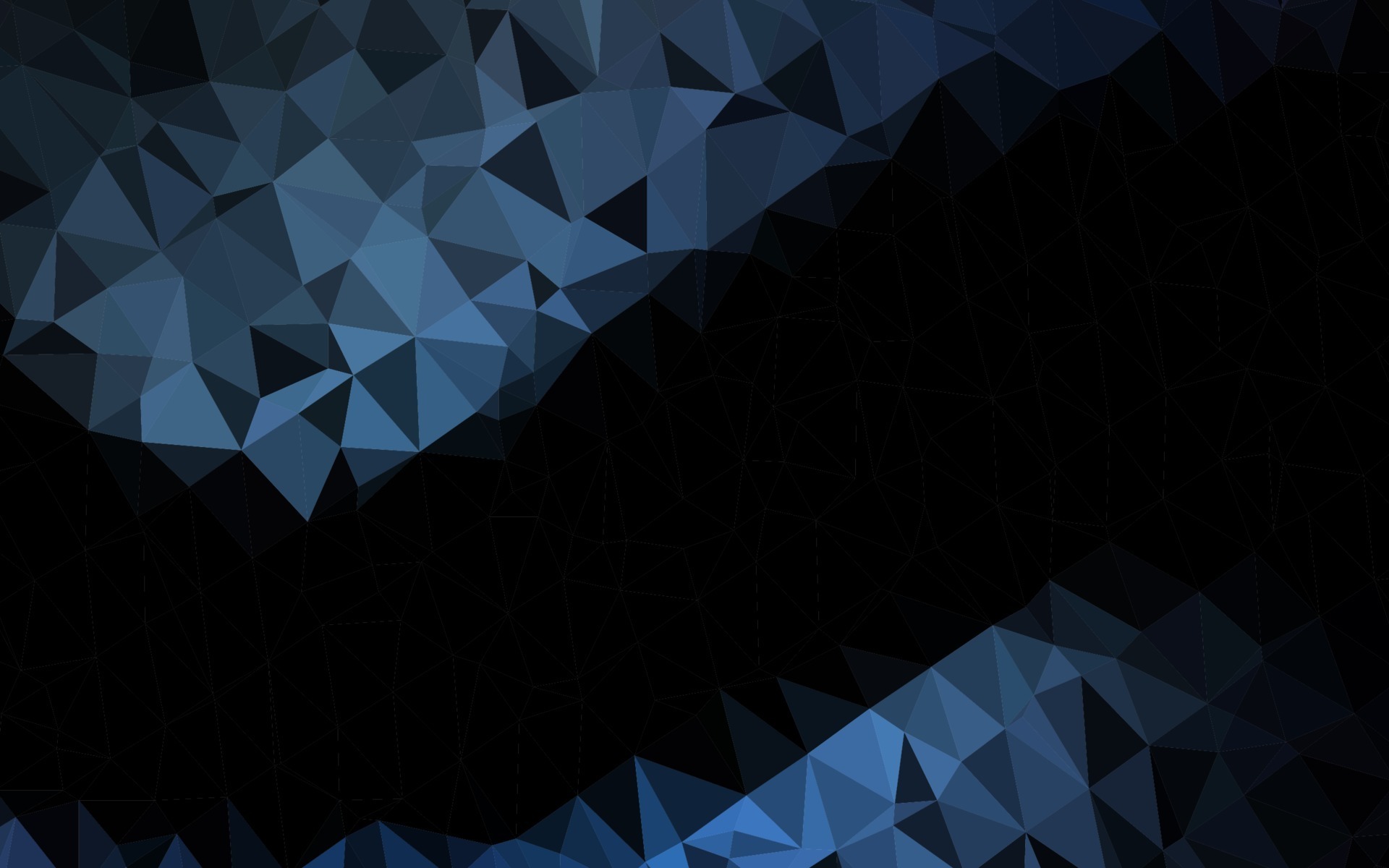 Dark BLUE vector polygonal background. 12222939 Vector Art at Vecteezy