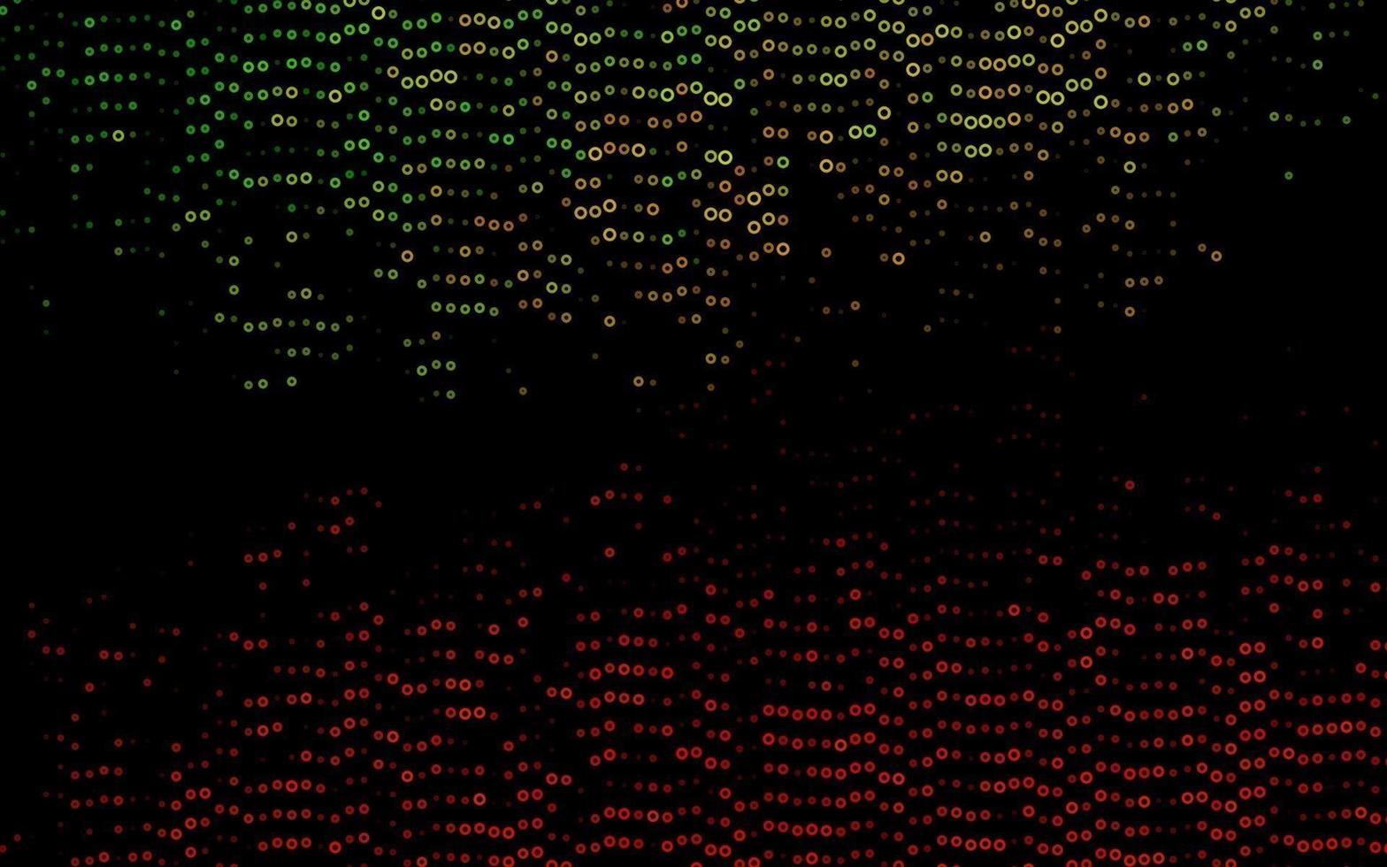 textura de vector verde claro, rojo con discos.