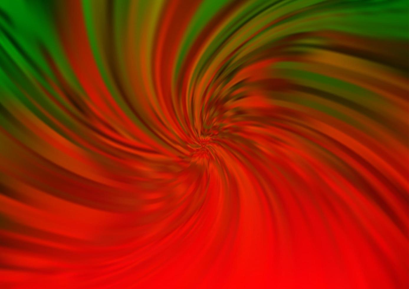 Light Green, Red vector template with lines, ovals.