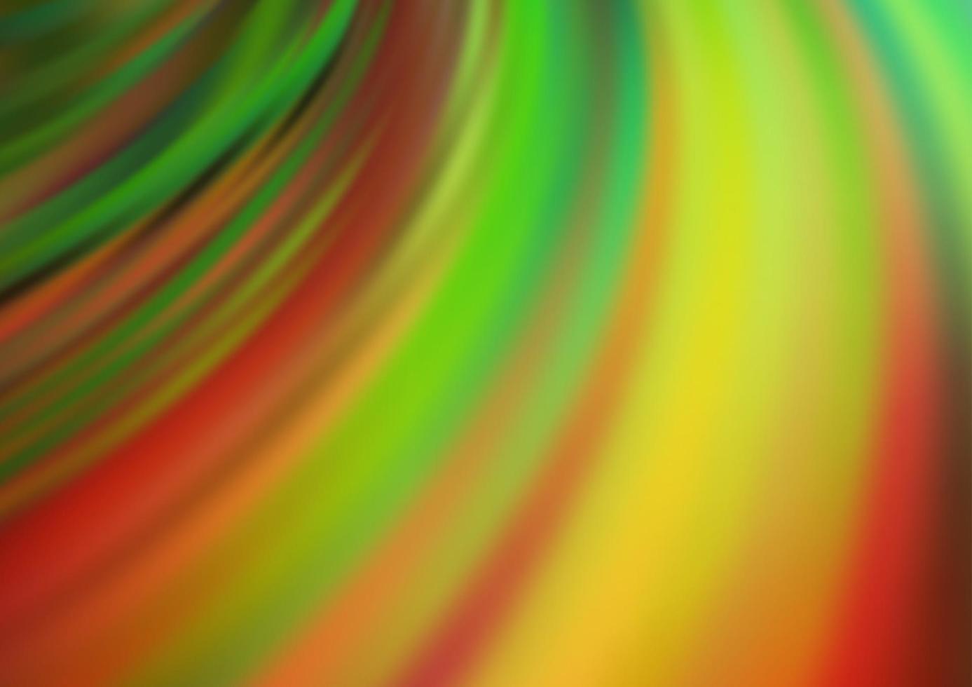 Light Green, Red vector template with bent lines.