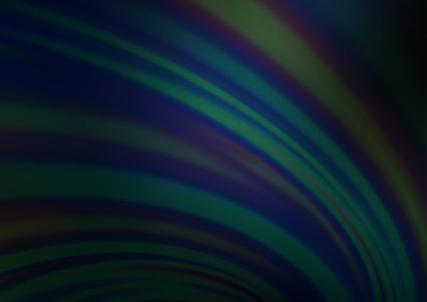 Dark BLUE vector background with bent lines.