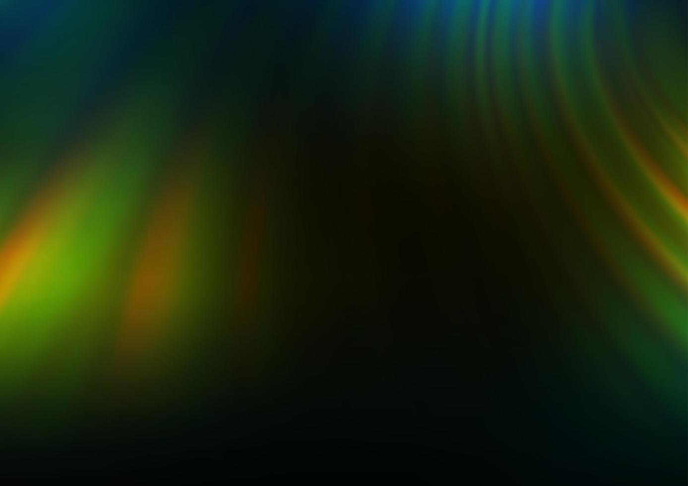 Dark Green, Yellow vector abstract blurred template.