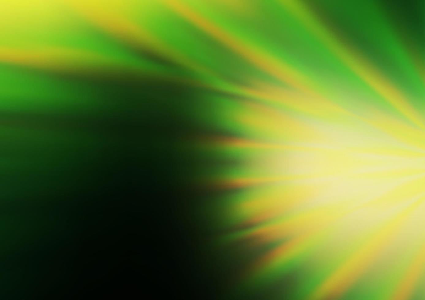 Dark Green, Yellow vector modern bokeh pattern.