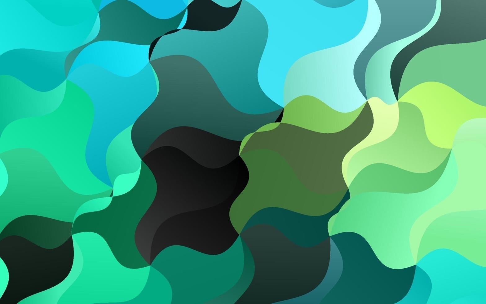 Light Green, Yellow vector template with bubble shapes.