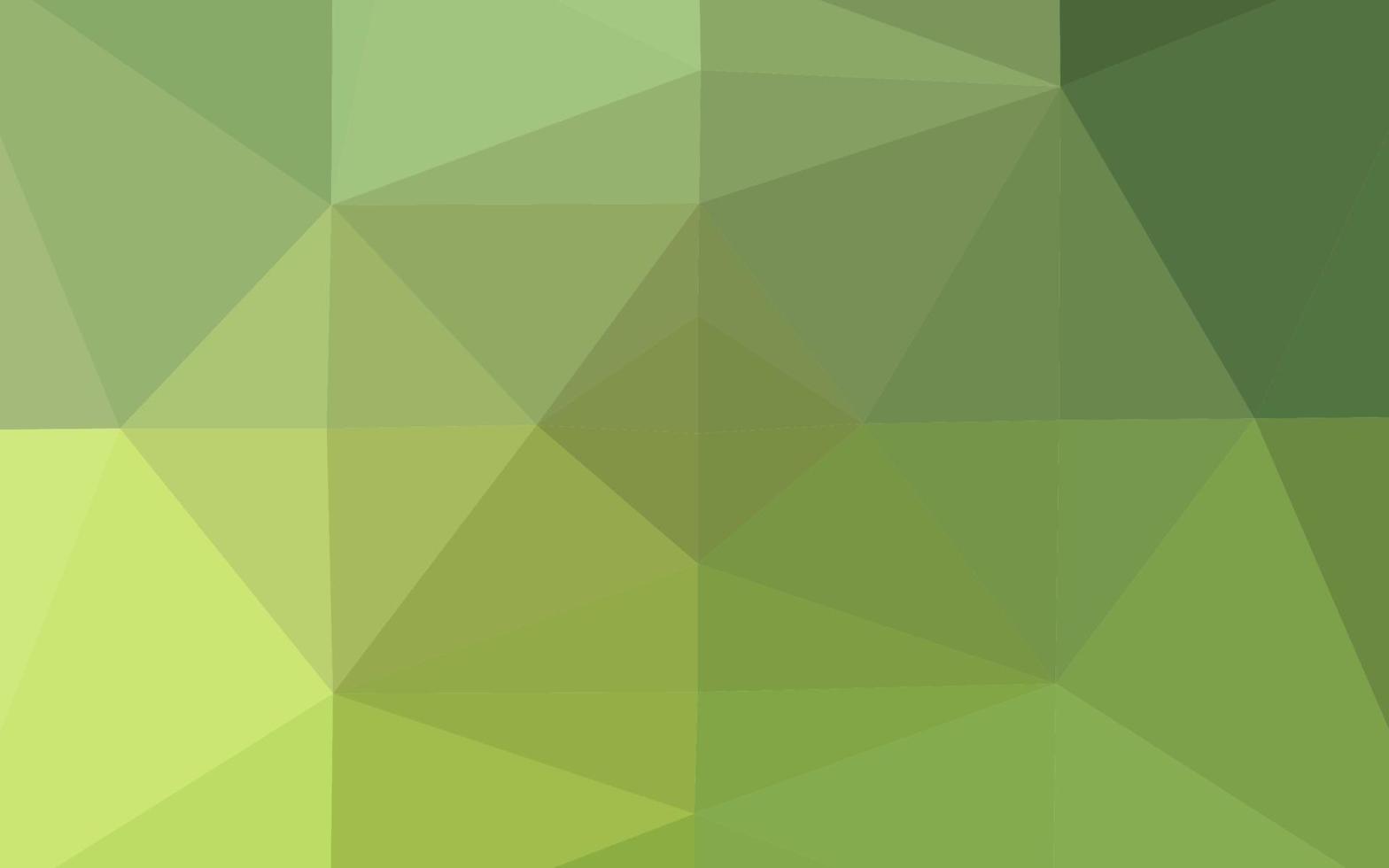 Light Green, Yellow vector polygon abstract layout.