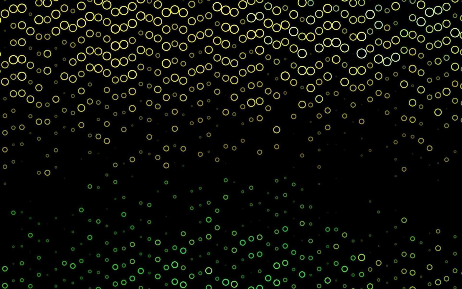 Light Green, Yellow vector layout with circle shapes.