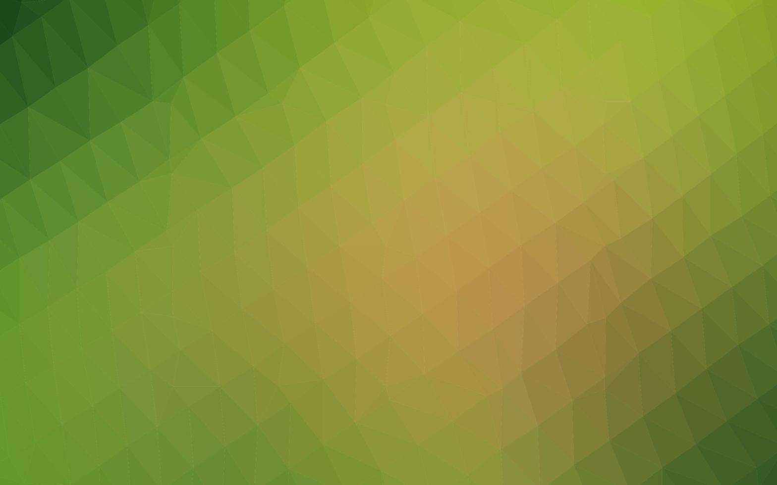 textura de triángulo borroso de vector verde claro, amarillo.