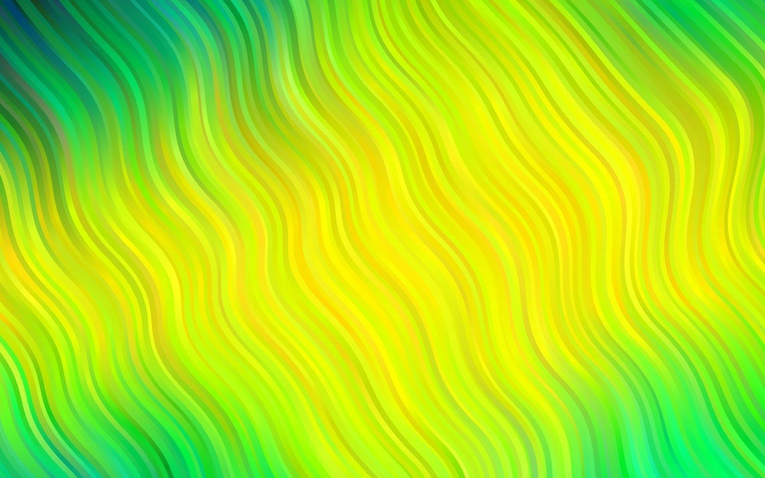 Light Green, Yellow vector pattern with lamp shapes.