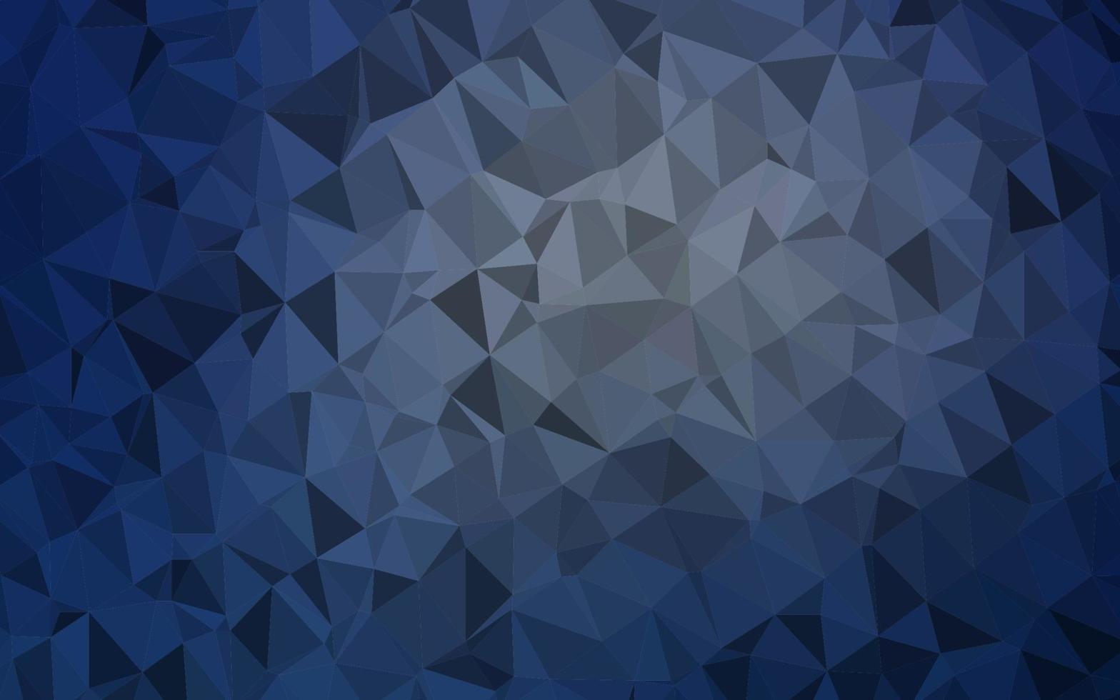 Fondo de mosaico abstracto de vector azul oscuro.