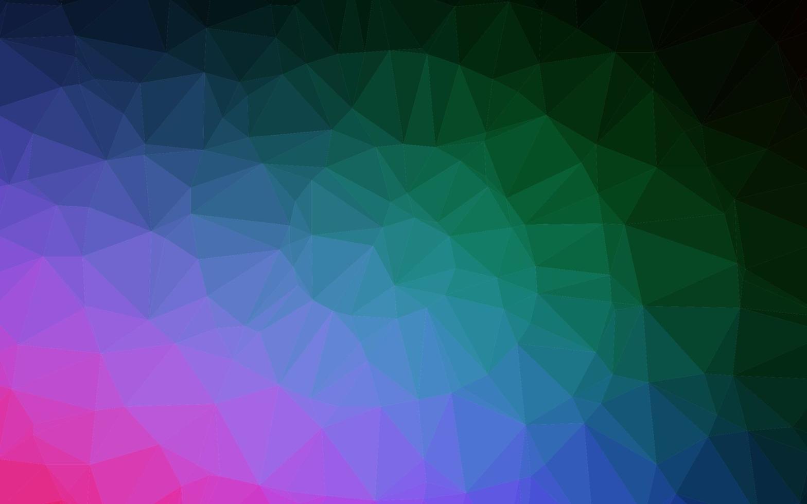 Dark Multicolor, Rainbow vector low poly texture.