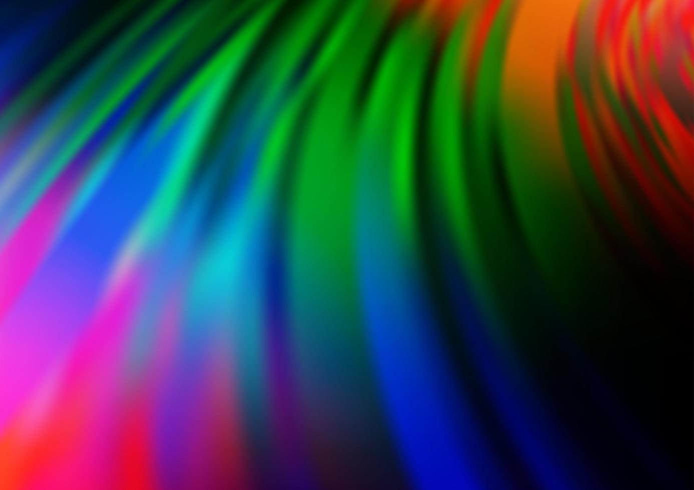 Dark Multicolor, Rainbow vector abstract template.
