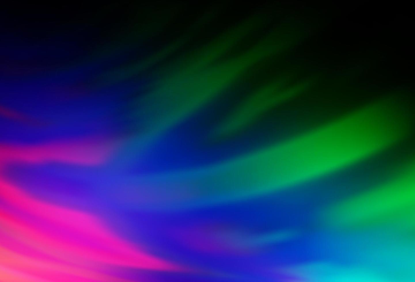 Dark Multicolor, Rainbow vector modern elegant background.