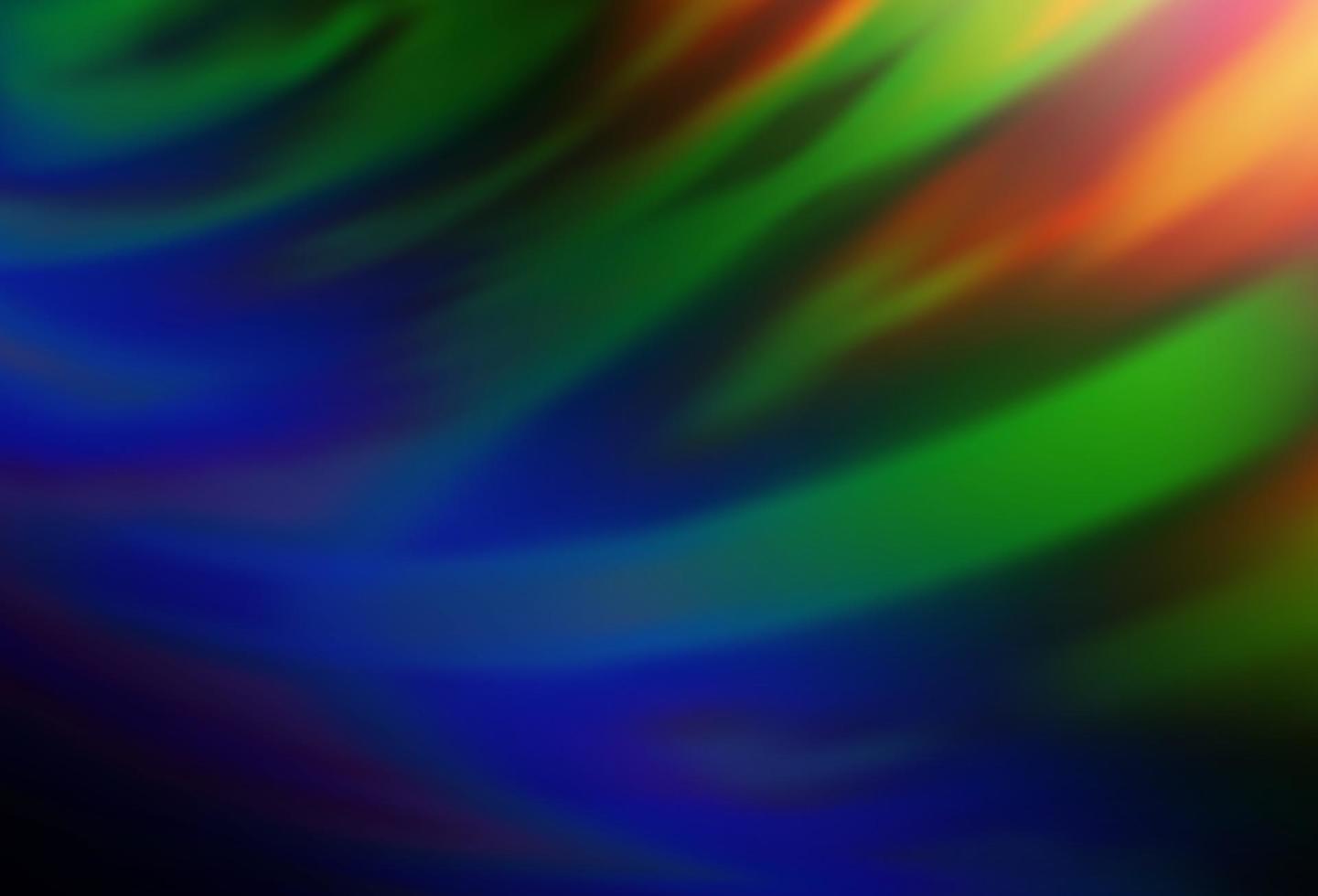 Dark Multicolor, Rainbow vector blurred shine abstract texture.