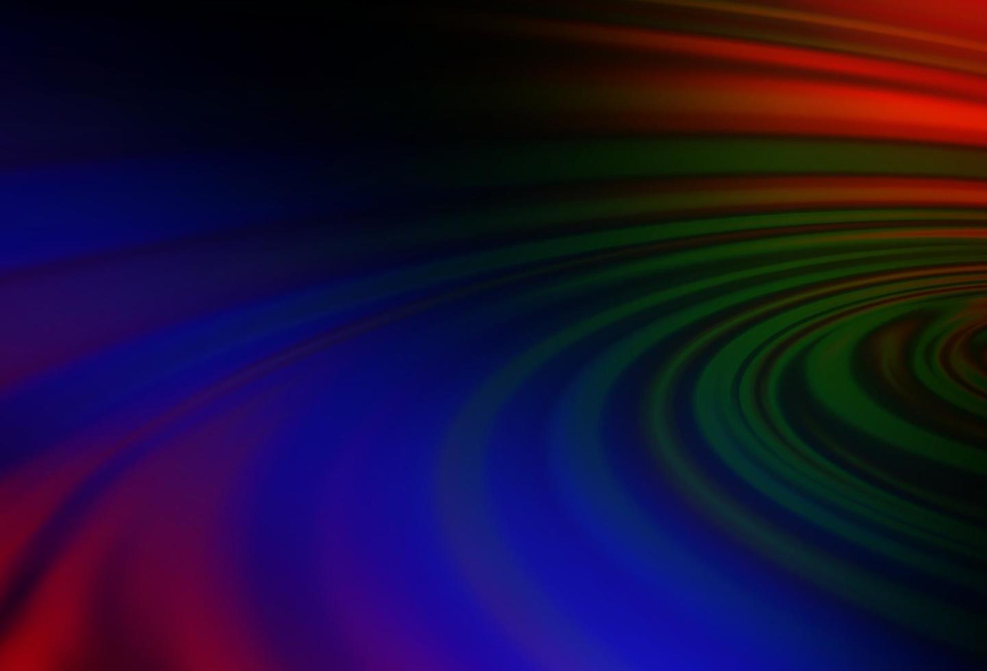 Dark Multicolor, Rainbow vector background with abstract lines.